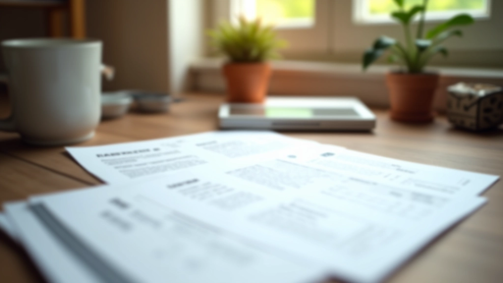 Moduli di registrazione Partita IVA e documenti amministrativi su una scrivania ordinata