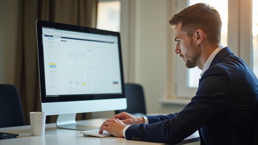 Calendario con blocchi di tempo dedicati a buffer e spazi di lavoro flessibili evidenziati in colori diversi